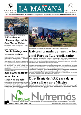 Exitosa Jornada De Vacunación En El Parque Las Acollaradas