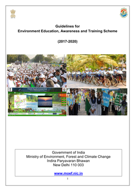 EEAT Guidelines for Environment Education, Awareness and Training Scheme