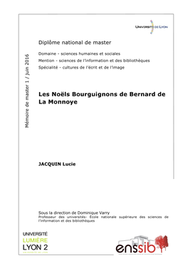 Les Noëls Bourguignons De Bernard De La Monnoye : Histoire Des Editions Successives