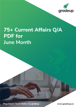 100 June Month Current Affairs Questions