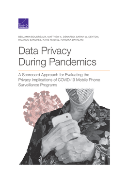 Data Privacy During Pandemics: a Scorecard Approach for Evaluating