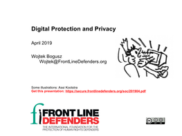Digital Protection and Privacy