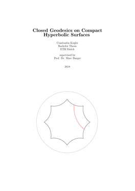 Closed Geodesics on Compact Hyperbolic Surfaces