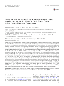 Joint Pattern of Seasonal Hydrological Droughts and Floods