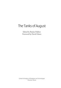 The Tanks of August