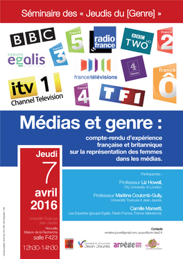 Médias Et Genre