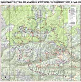 Wanderkarte Osttirol Für Wanderer, Bergsteiger, Treckingabenteurer
