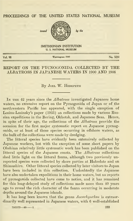 Proceedings of the United States National Museum