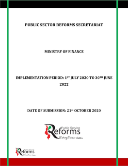 Ministry of Finance Reforms Contract 2020.Pdf