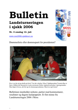 Landsturneringen I Sjakk 2006