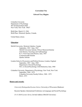 Download Curriculum Vitae