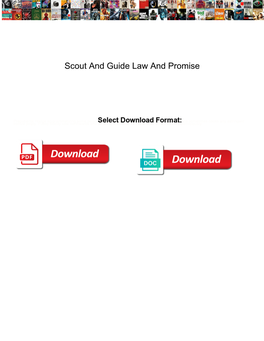 Scout and Guide Law and Promise