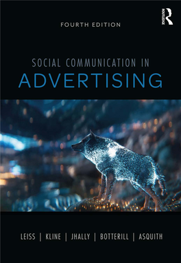 Social Communication in Advertising: Consumption in the Mediated
