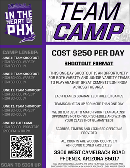 Team Shootout High School Varsity High School Jv Shootout Format