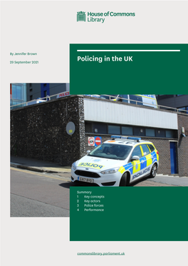 Policing in the UK