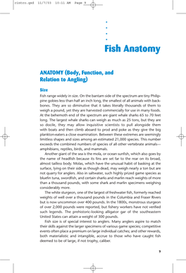 Fish Anatomy