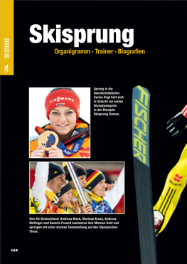 Skisprung Organigramm · Trainer · Biografien S Prung Ski