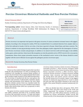 Porcine Circovirus: Historical Outlooks and Non-Porcine Victims