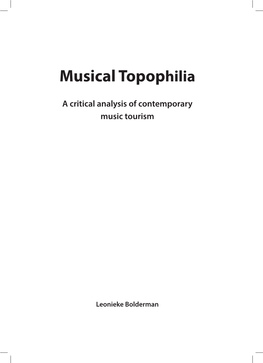 Musical Topophilia