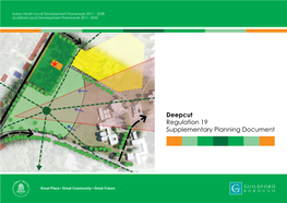 Deepcut Regulation 19 Supplementary Planning Document Foreword