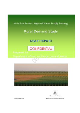 Draft Report Rural Water Demand