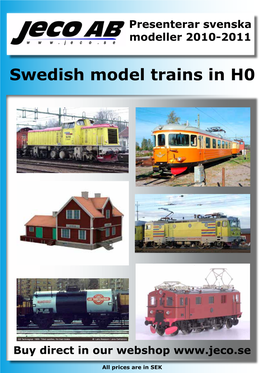 Swedish Model Trains in H0