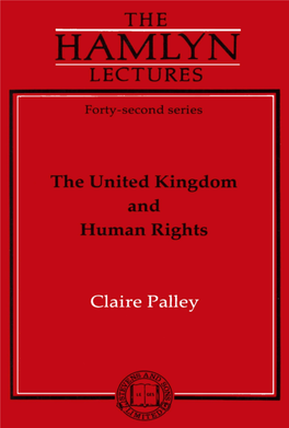 The United Kingdom and Human Rights