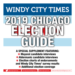 A SPECIAL SUPPLEMENT FEATURING: Mayoral Candidate