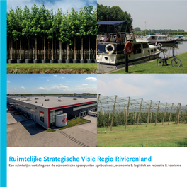 Ruimtelijk Strategische Visie Van De Regio Rivierenland-20180531.Indd