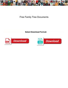 Free Family Tree Documents