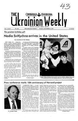 The Ukrainian Weekly 1978, No.43