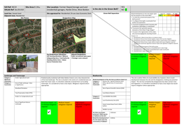 The Boldons and Cleadon Site Assessments