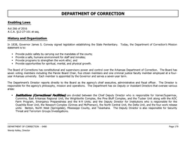 Department of Correction