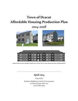 Dracut Affordable Housing Production Plan 2014-2018