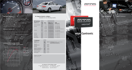 Mtm Cantronic Veränderung Der Serienstände Audi A8 4E 4.2 TDI 240 (326)/650 269 (365)/710 • Can Be Mounted in Your New Car Abzugreifen