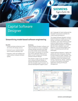 Capital Software Designer