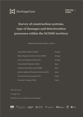 Survey of Construction Systems, Type of Damages and Deterioration Processes Within the SUDOE Territory