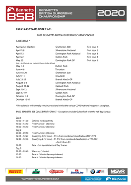 Bsb Class Teams Note 21-01 2021 Bennetts British