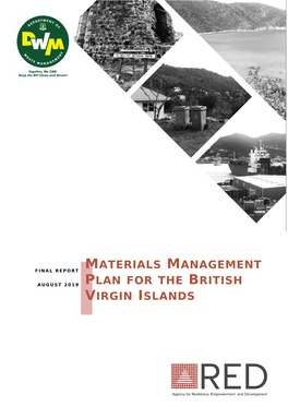 Materials Management Plan for the British Virgin Islands