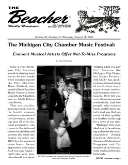 The Michigan City Chamber Music Festival