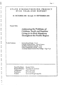 JECT FY 99 Yeaf{-END REPORT