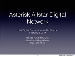 Asterisk Allstar Digital Network