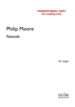 Philip Moore Pastorale