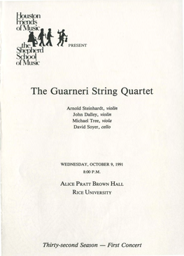 The Guarneri String Quartet