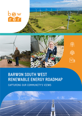 Barwon South West Renewable Energy Roadmap Capturing Our Community's Views