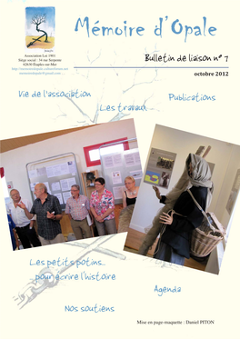 Bulletin De Liaison N° 7