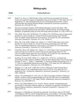 APPENDIX 2-4: OPPIN Bibliography for Malathion (PDF)