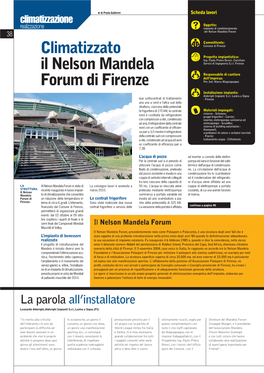 Climatizzato Il Nelson Mandela Forum Di Firenze