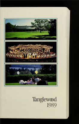 Boston Symphony Orchestra Concert Programs, Summer, 1989