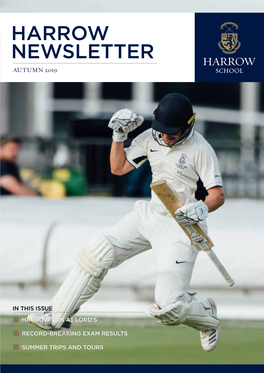 Harrow Newsletter Autumn 2019